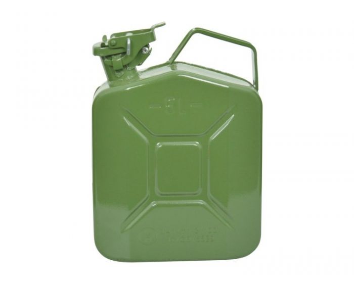 Beenmerg fantoom deelnemer Jerrycan 5 liter Carpoint Metaal Groen | Koop je op autovoordeelshop.nl