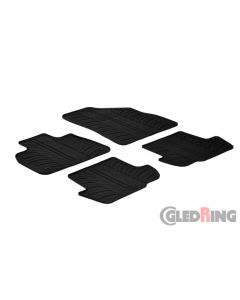 Citroen DS5 2012- (T profiel 4-delig + montageclips) Gledring Rubbermatten