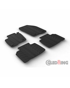 Ford Edge 2016- (T profiel 4-delig + montageclips) Gledring Rubbermatten
