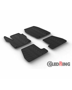 Ford Focus 3/5 deurs + ST 2015-2018 (T profiel 4-delig + montageclips) Gledring Rubbermatten