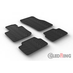Mini F55 5-deurs 2014- (T profiel 4-delig + montageclips) Gledring Rubbermatten