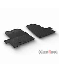 Ford Tourneo Custom 9/2012- (G profiel 2-delig + montageclips) Gledring Rubbermatten